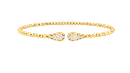 0.15 ctw Lab Grown Diamonds | Designer Bangle.