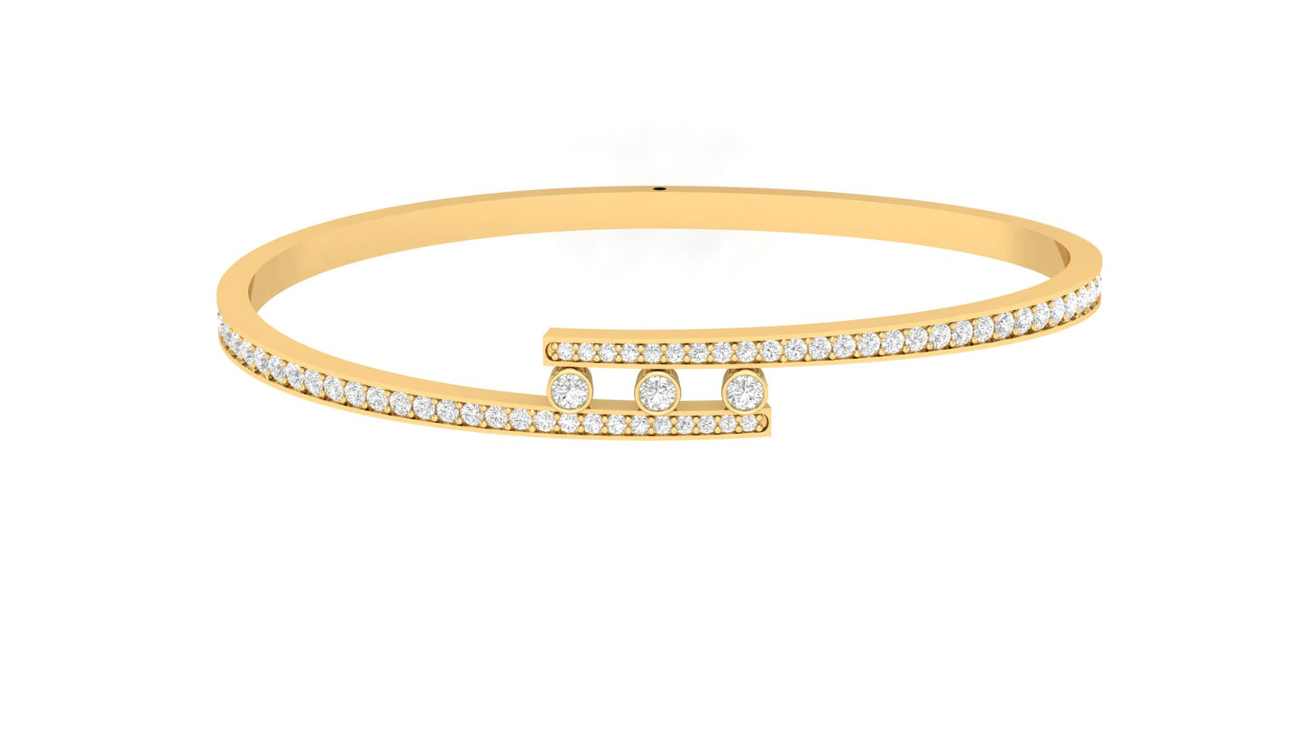 1.00 ctw Lab-Grown Diamond Bracelet.