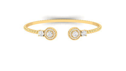 1.10 ctw Lab-Grown Diamonds | Designer Bangle.