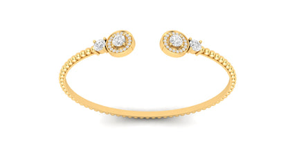 1.10 ctw Lab-Grown Diamonds | Designer Bangle.
