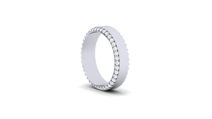 7 Gram | 5.8 mm Thickness | 1.00 ctw Lab Grown Diamonds | Designer Band.