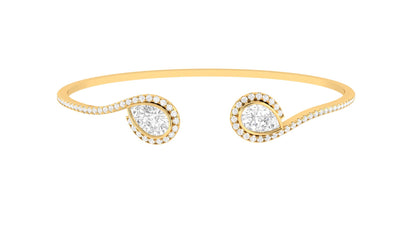 2.00 ctw Lab-Grown Diamonds | Designer Bangle.