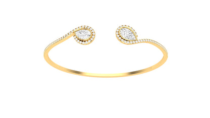 2.00 ctw Lab-Grown Diamonds | Designer Bangle.