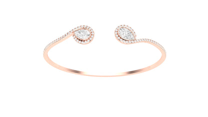 2.00 ctw Lab-Grown Diamonds | Designer Bangle.