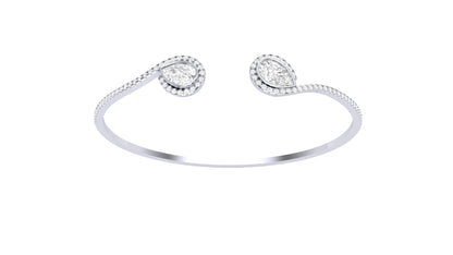 2.00 ctw Lab-Grown Diamonds | Designer Bangle.