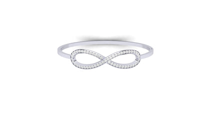 1.00 ctw Lab-Grown Diamonds | Designer Bangle.