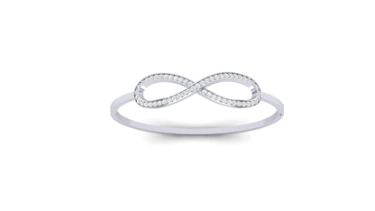 1.00 ctw Lab-Grown Diamonds | Designer Bangle.