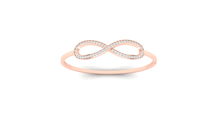 1.00 ctw Lab-Grown Diamonds | Designer Bangle.
