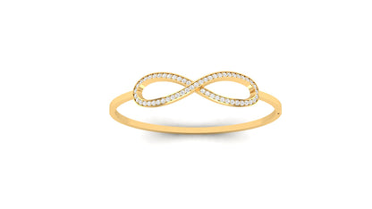 1.00 ctw Lab-Grown Diamonds | Designer Bangle.