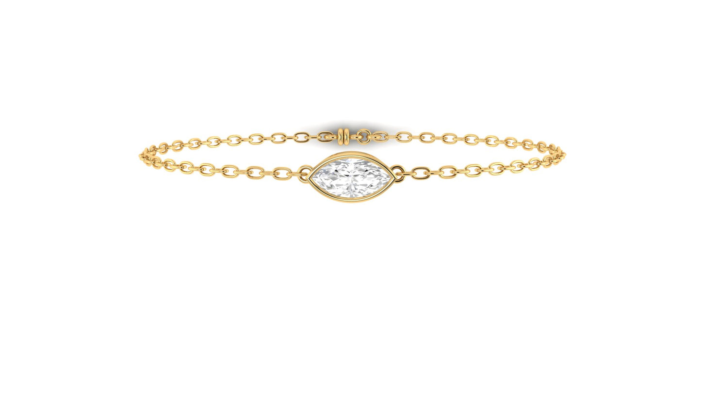 1.00 ctw Marquise Lab Grown Diamond | Loose Bracelet