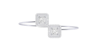 1.50 ctw Lab-Grown Diamonds | Designer Bangle.