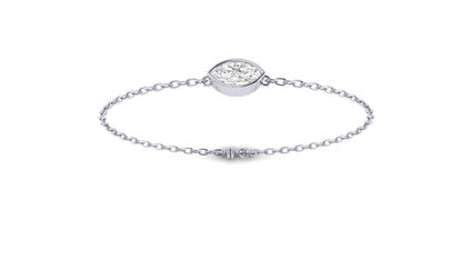 1.00 ctw Marquise Lab Grown Diamond | Loose Bracelet