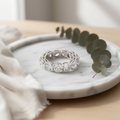 Lab Grown Round-Cut Eternity Ring | 55-Pointers