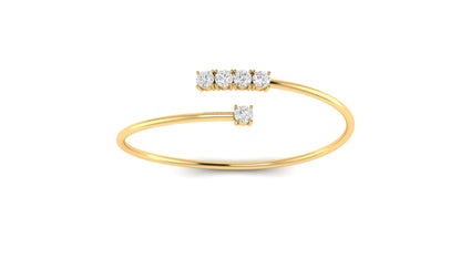 1.20 ctw Lab-Grown Diamonds | Designer Bangle.