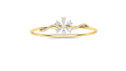 1.20 ctw Lab-Grown Diamonds | Designer Bangle.