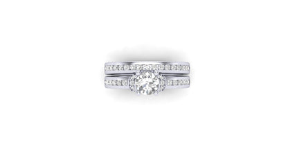 2.00 ctw Round Shape Lab Grown Diamonds | Designer Ring.