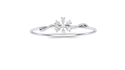 1.20 ctw Lab-Grown Diamonds | Designer Bangle.