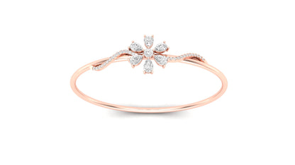 1.20 ctw Lab-Grown Diamonds | Designer Bangle.