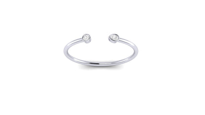 21 Grams | 1.00 ctw Round & Pear Shape Lab-Grown Diamonds | Solid/Open Bracelet