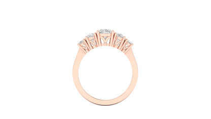 5.42 ctw Oval Shape Lab Grown Diamonds Designer Ring. | Color: E | Clarity: VVS