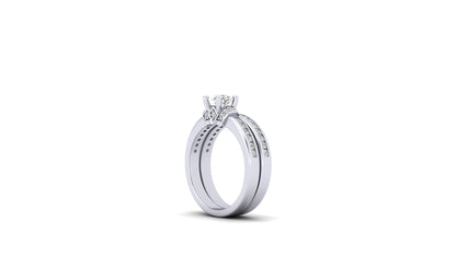 2.00 ctw Round Shape Lab Grown Diamonds | Designer Ring.