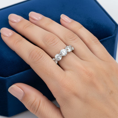 Lab Grown Round-Cut Eternity Band | 50-Pointers