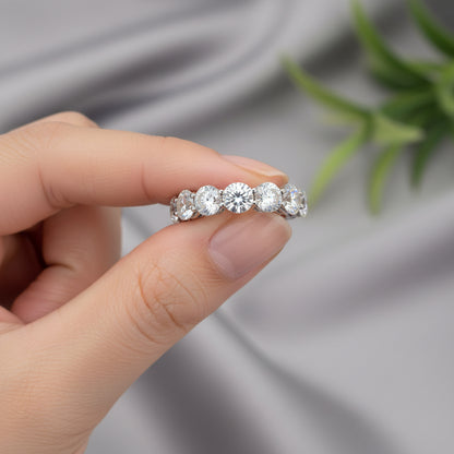 Lab Grown Round-Cut Eternity Band | 50-Pointers