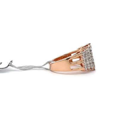 14K ROSE GOLD | 2.00 CTW NATURAL DIAMONDS RING.