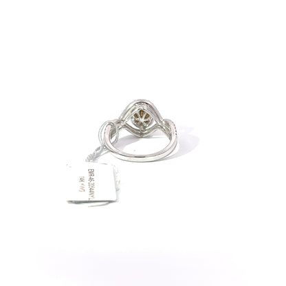 1.17ct Total Natural Diamonds Including Center Stone | 14K YWG Ring