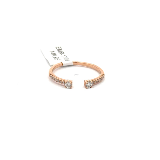 0.25ct Natural Diamond Ring | 14K RG