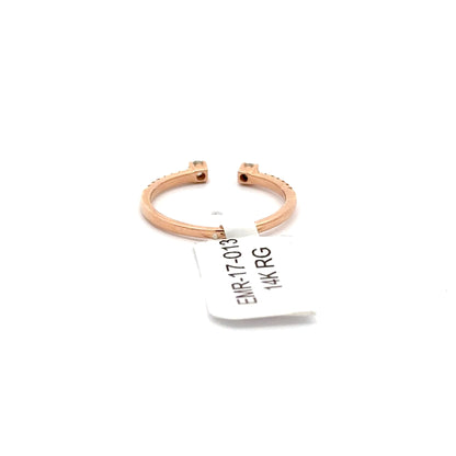 0.25ct Natural Diamond Ring | 14K RG