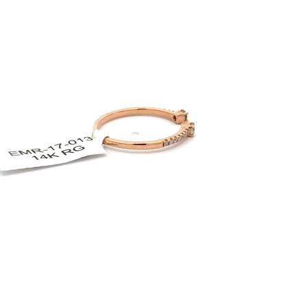 0.25ct Natural Diamond Ring | 14K RG