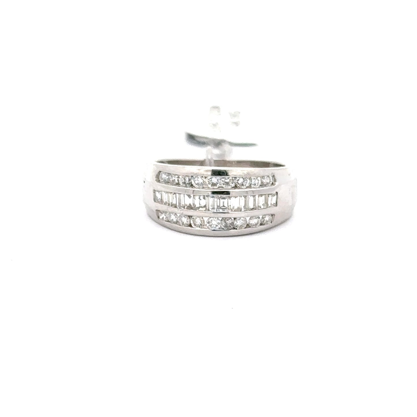 0.75 ctw Natural Diamond Ring | 14k White Gold | 7.4 Gram
