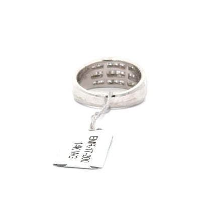 0.75 ctw Natural Diamond Ring | 14k White Gold | 7.4 Gram