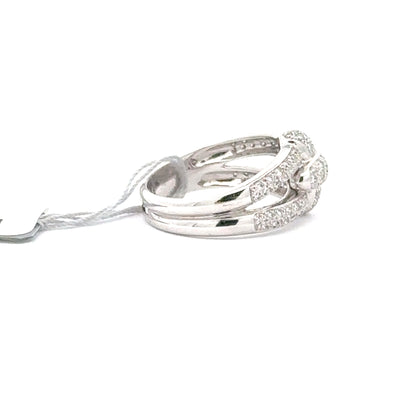 0.50ct Total Natural Diamond Ring | 18K WG