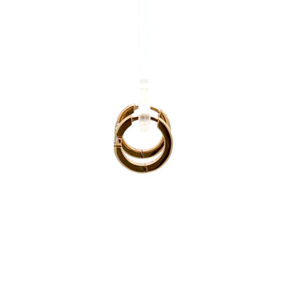 0.12 ct Natural Diamonds | 14k Yellow Gold.