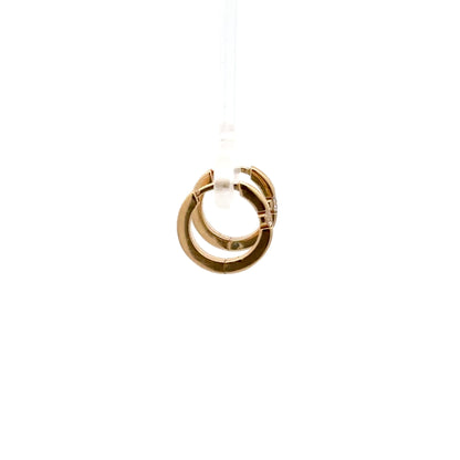 0.12 ct Natural Diamonds | 14k Yellow Gold.