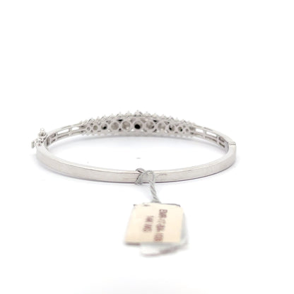 3.00 ctw Natural Diamonds & Balck Diamonds | 14K White Gold