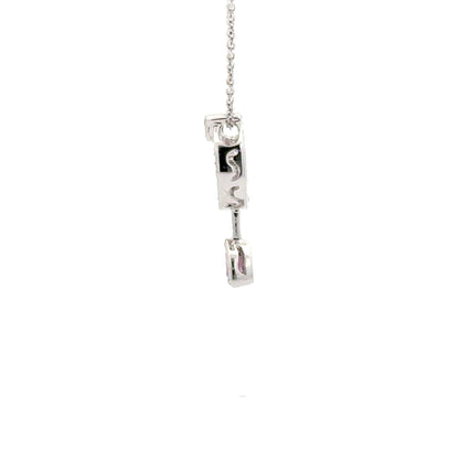 0.47 ct Natural Pink Sapphire | 0.14 ct Natural Diamonds | 14k White Gold