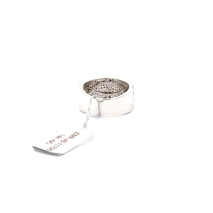 14K White Gold Ring.