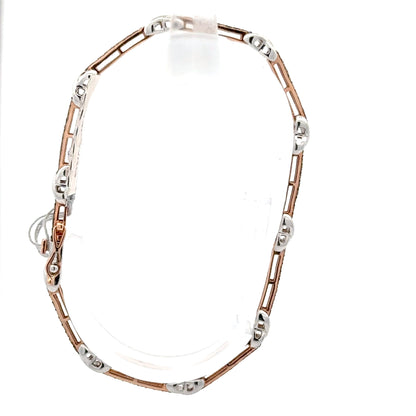 1.15 ctw Natural Chocolate Diamonds | 14k White/Rose Gold.