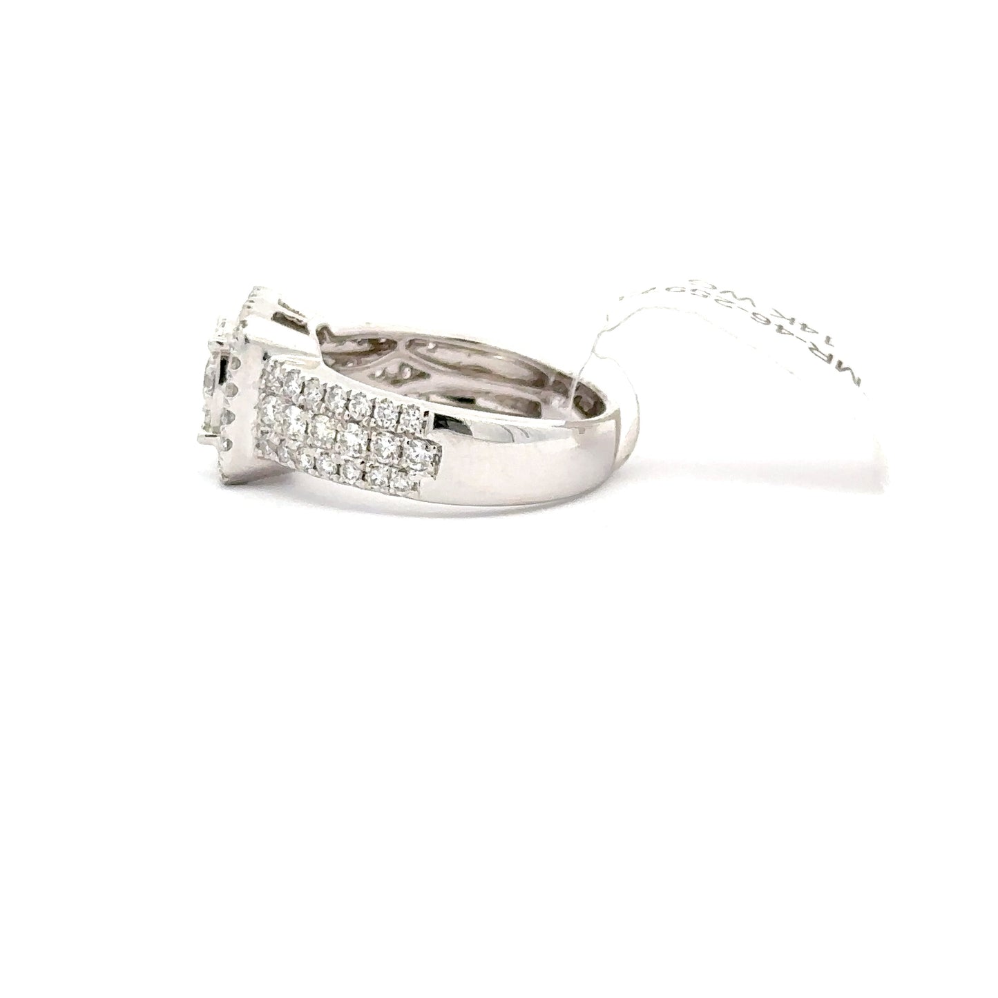 1.35 ctw Natural Diamond Ring | 14k White Gold | 6.7 Gram.