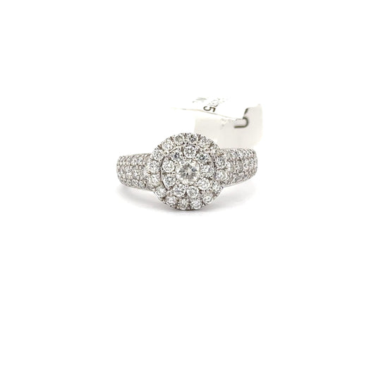 1.41ct Total Natural Diamond Ring | 14K WG