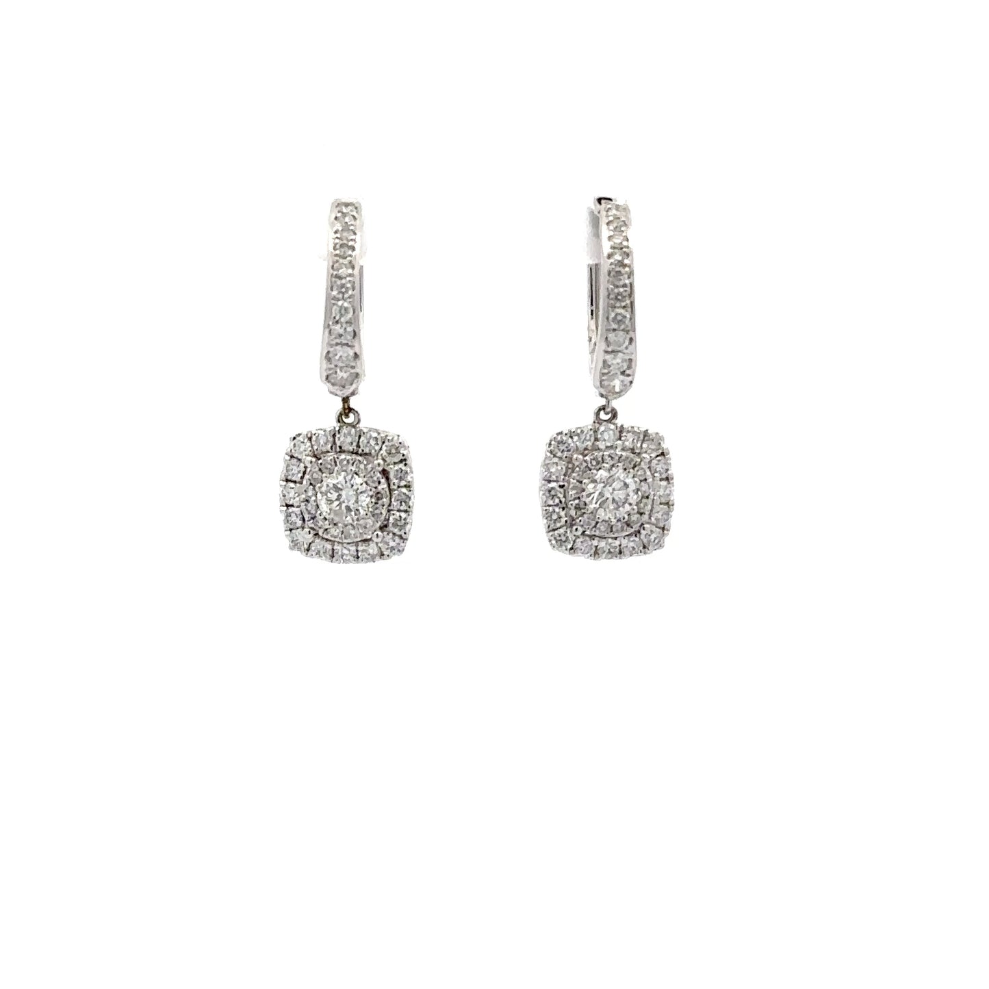 1.05 ct Natural Diamonds | 14k White Gold.