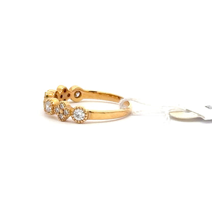 0.55 ctw Natural Diamonds Band | 18K YG