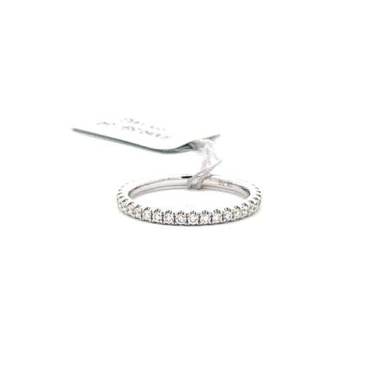 0.56 ctw Natural Diamonds Band | 18K WG