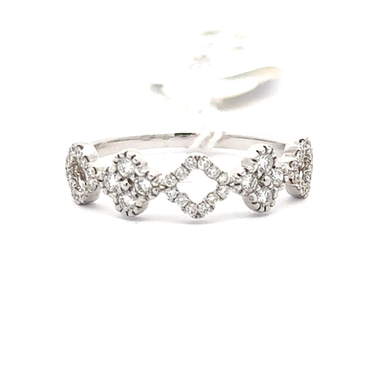 0.35ct Natural Diamond Band | 18K WG