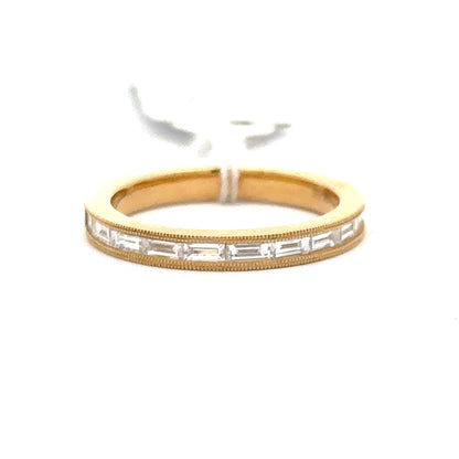 18k Yellow Gold Baguette diamond Ring (Copy)
