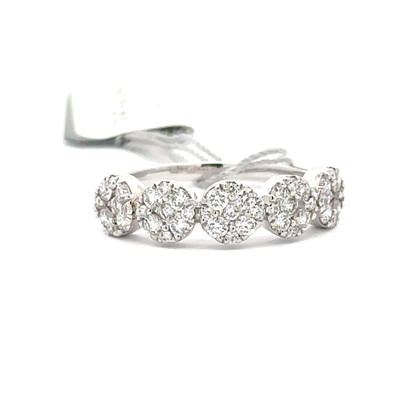 18K White Gold Ring.