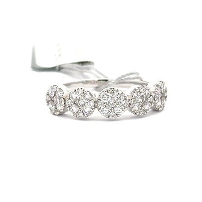18K White Gold Ring.